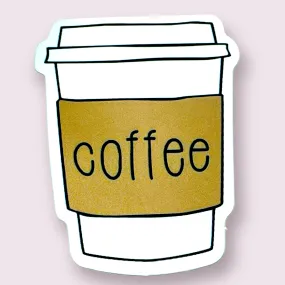 Coffee Cup Sticker