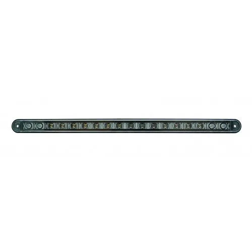 Compact Combination Rear LED Strip Lamp - Black 12V 380mm / LED Autolamps