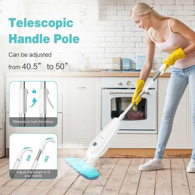 Costway1100 W Electric Steam Mop 50216784 with Water Tank for Carpet