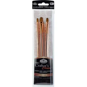 Crafters Choice Pro Filbert Set 4pcs