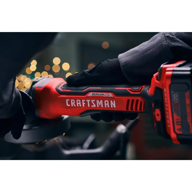 Craftsman V20 BRUSHLESS RP Cordless 4-1/2 in. Small Angle Grinder Tool Only