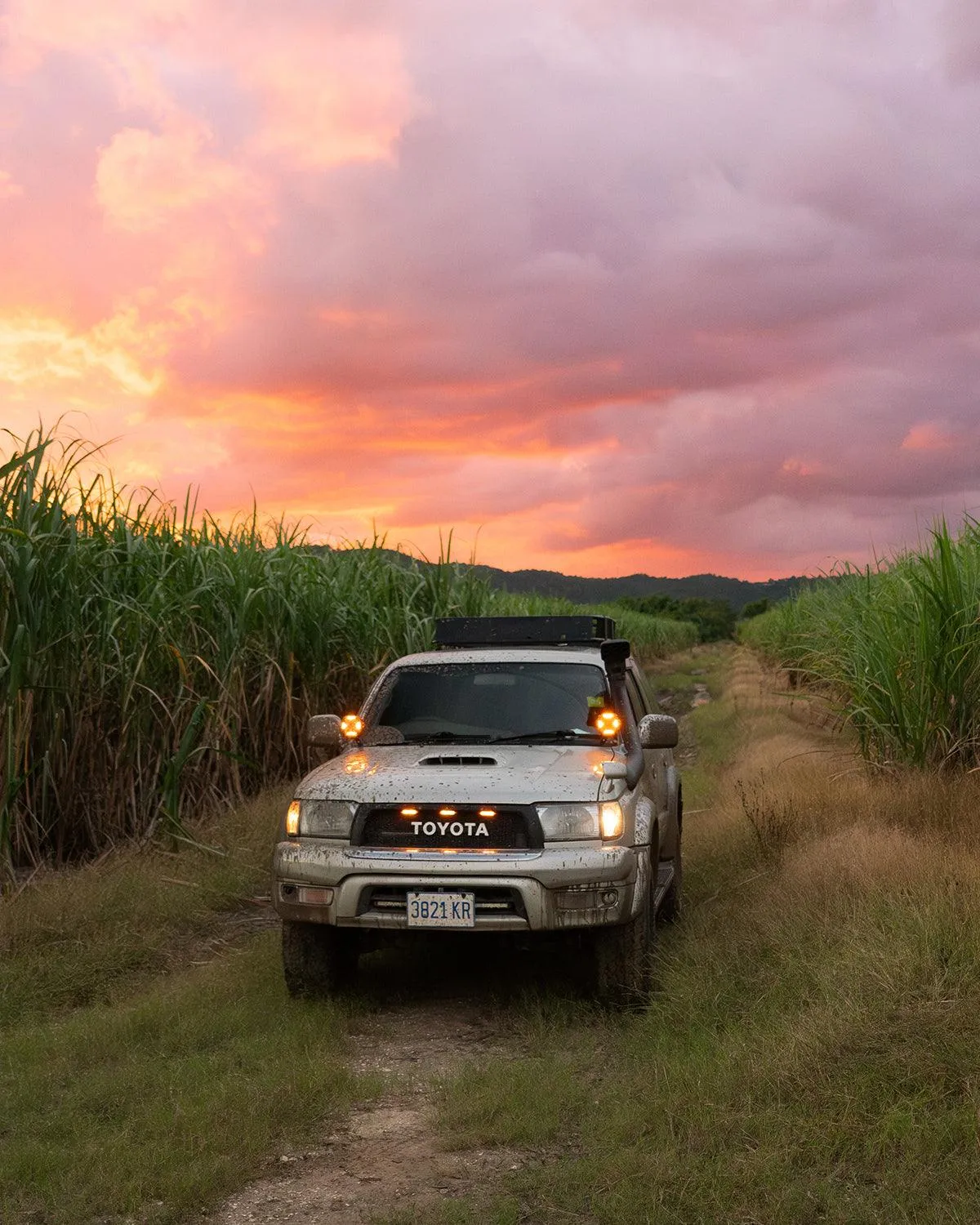 CUBE-Z Series 4 Inch Spot LED Pod Lights Off Road Lights with White DRL & Amber Turn Signal Lights