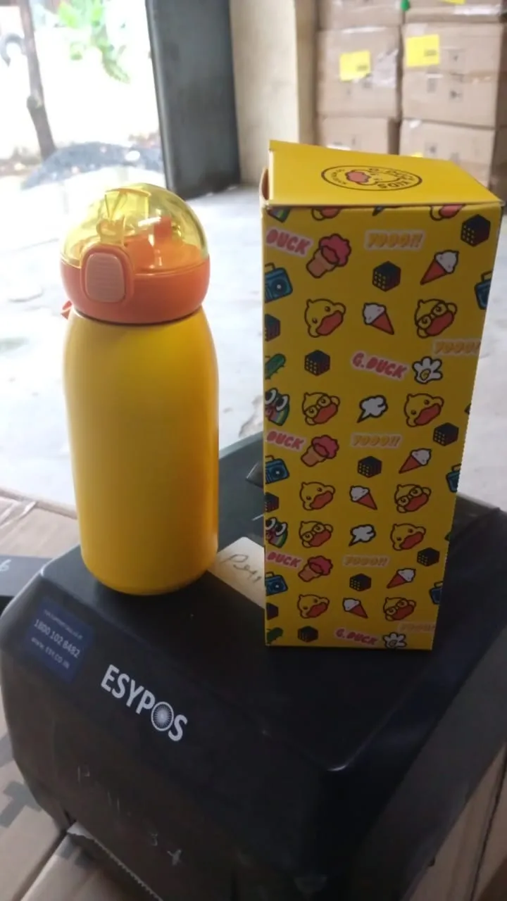 Customize Duck Stainless Steel Water Bottle (400 ML)