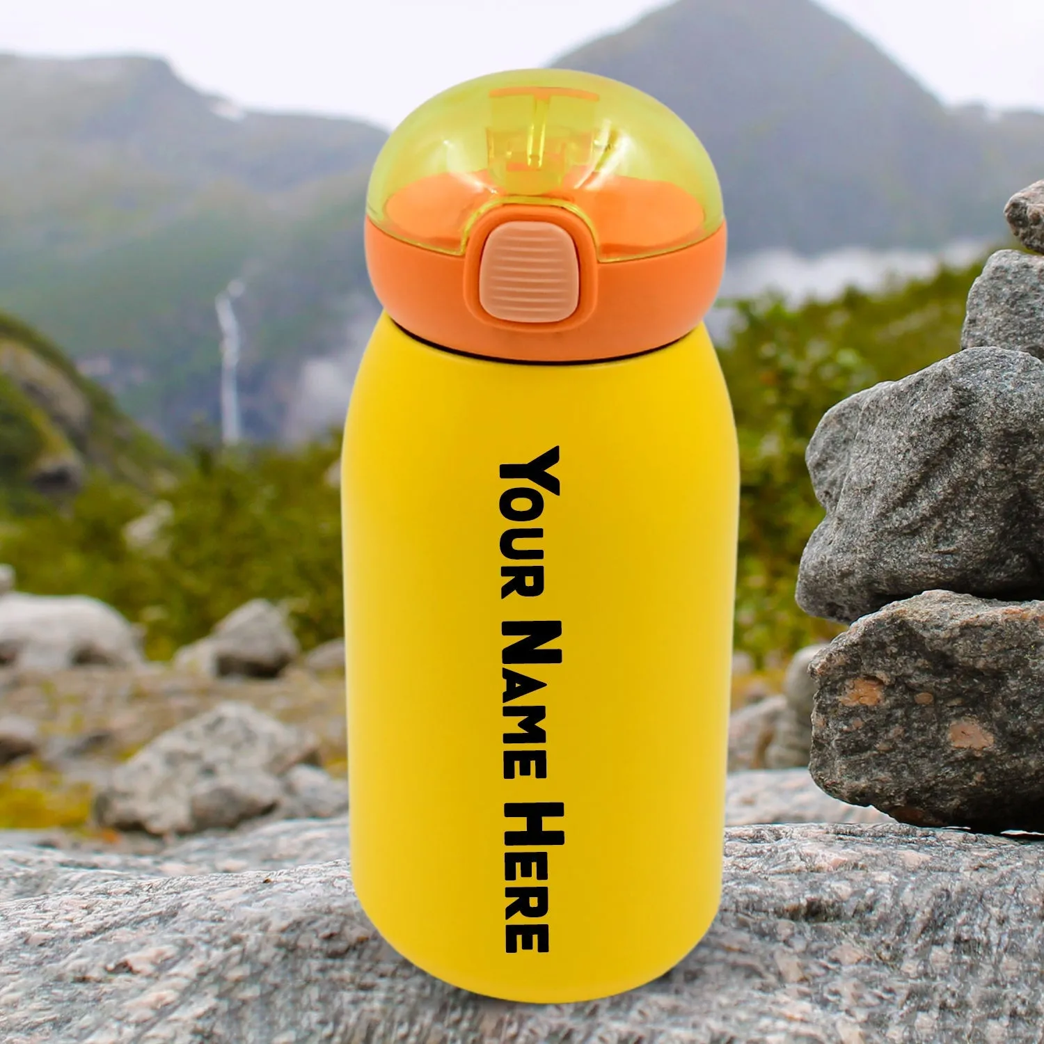 Customize Duck Stainless Steel Water Bottle (400 ML)