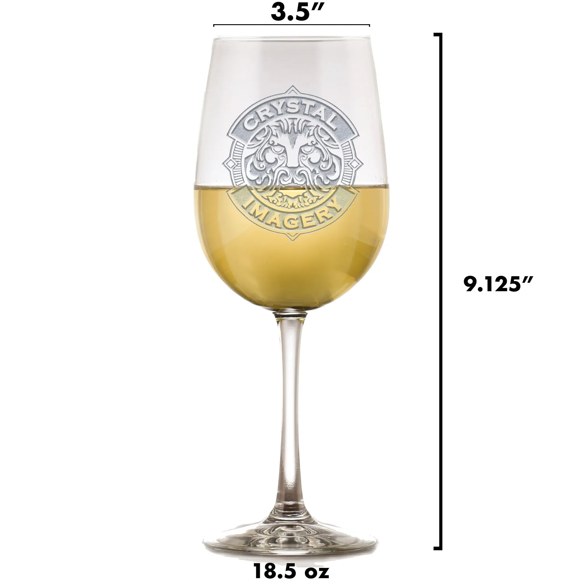 Customized Engraved Vintage Year Wine Glass