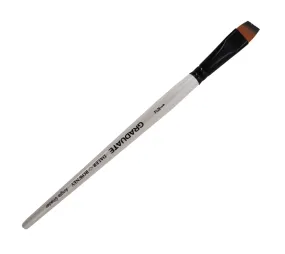 Daler Rowney Graduate Brush Short Handle Synthetic Angle Shedder 1/2=12mm