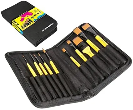 Daler Rowney System 3 Classic Zip Case 10 Brush SH