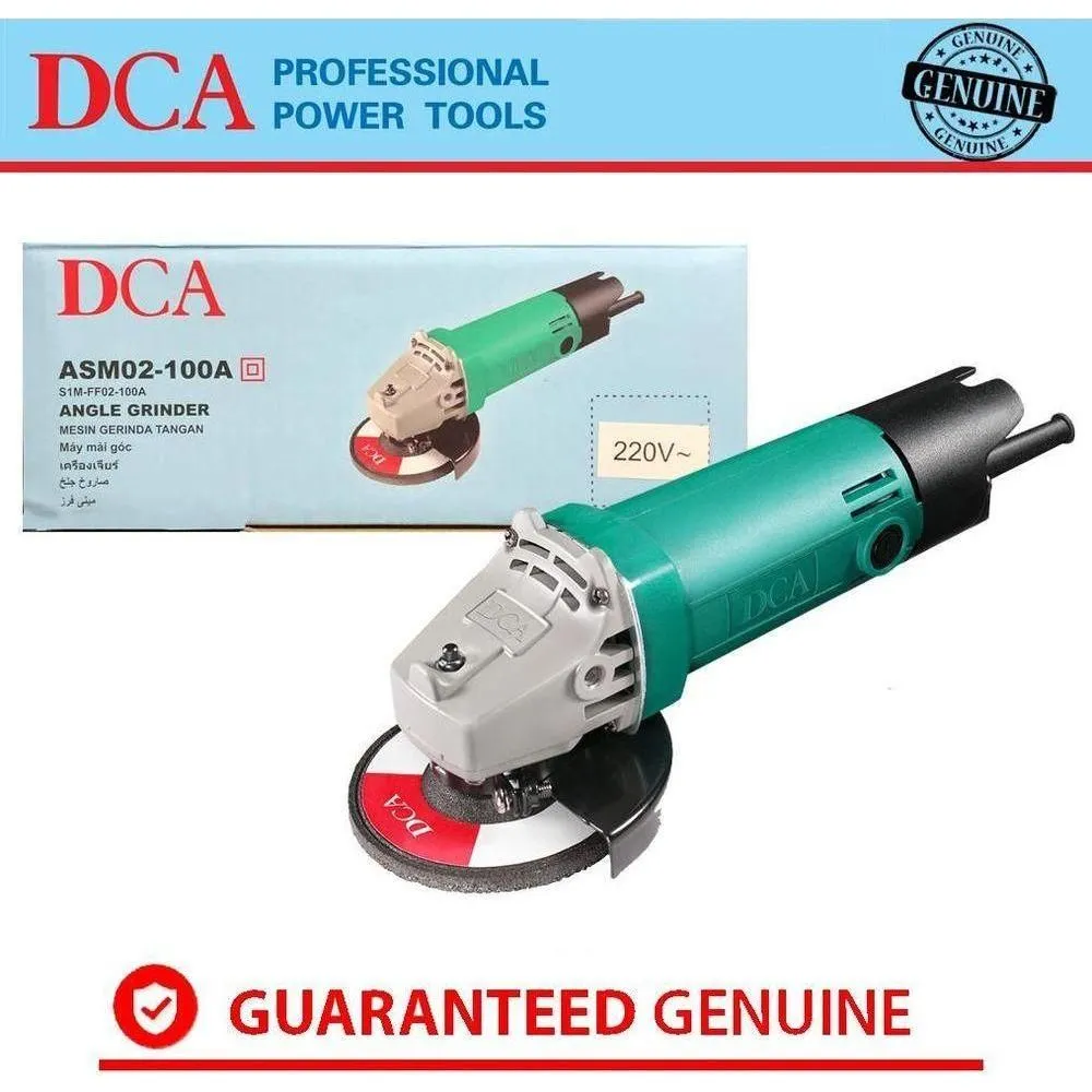 DCA ASM02-100A Angle Grinder 4"