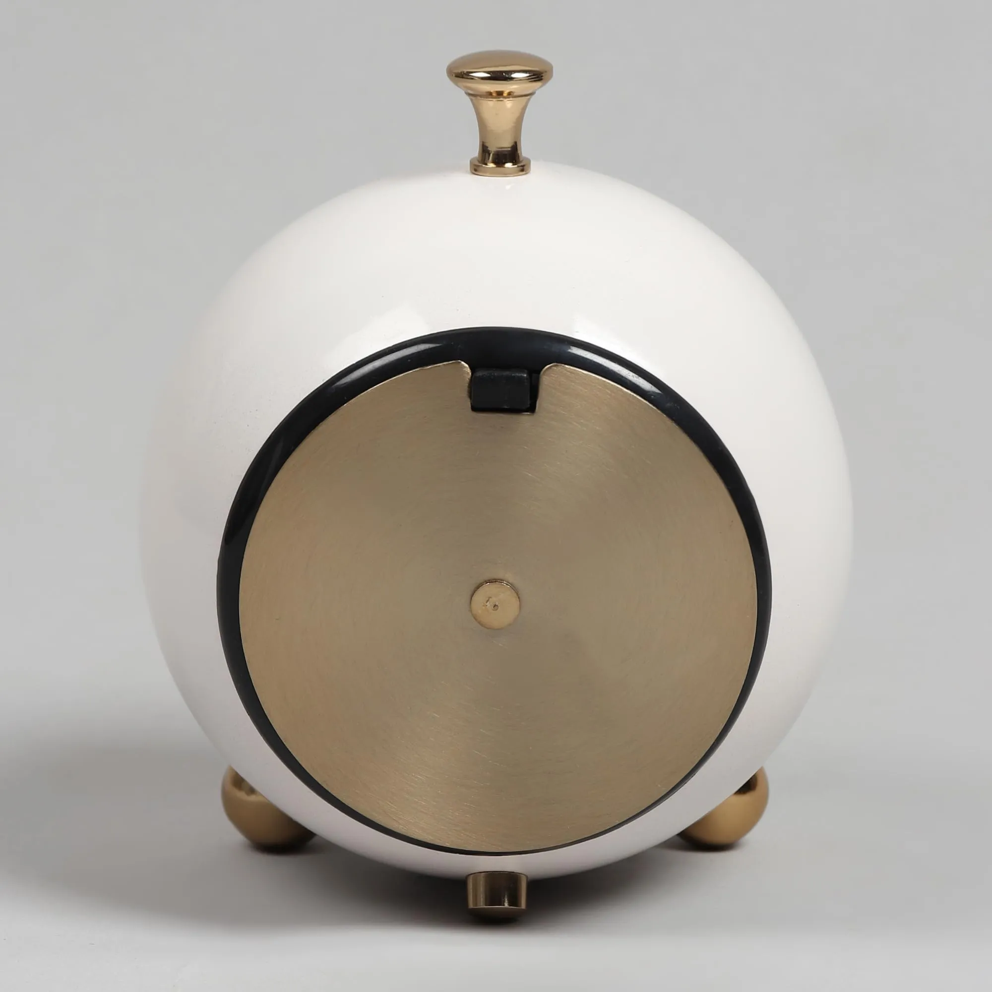 Decor de Maison Sphere Timekeeper (White/Gold) for Table Decor Home Decor Study Room