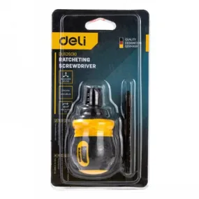 Deli Ratchet Screwdriver PH2x85mm Set