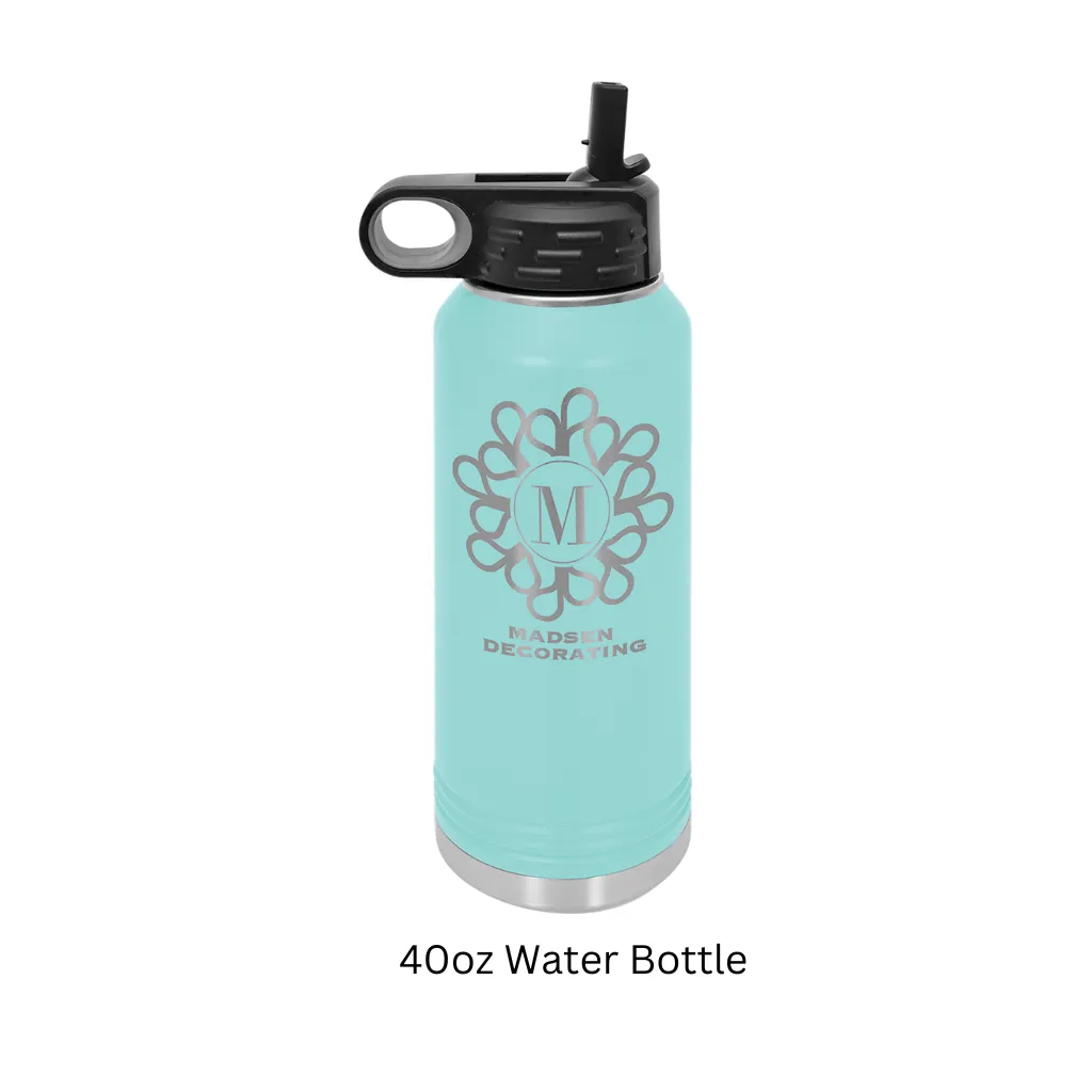 Design Your Own Etched 40oz Water Bottle