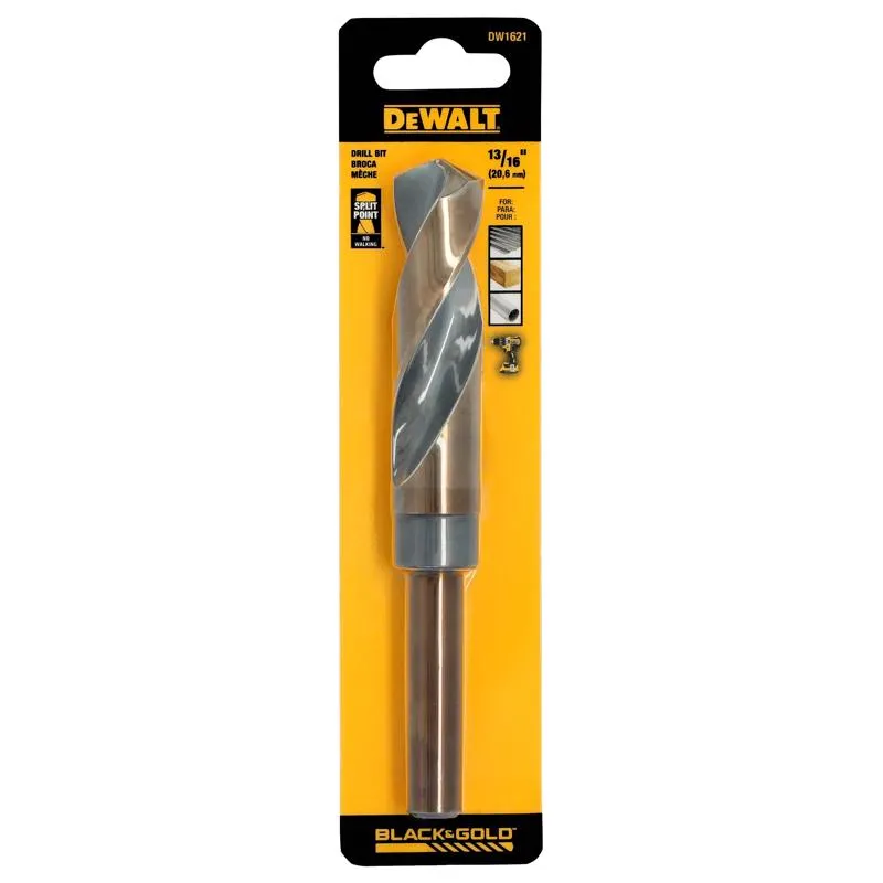 DeWalt 13/16 in. High Speed Steel Drill Bit 1 pc