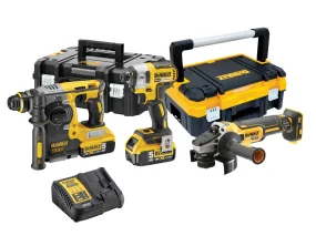 DeWalt DCK305P2T XR 18V Brushless Triple Kit (2 x 5.0Ah Li-ion   1 x Multi-Voltage Charger   1 x TSTAK I   1 x TSTAK II)