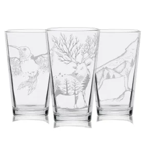 DOUBLE EXPOSURE ANIMAL Pint Collection by Lumengrave