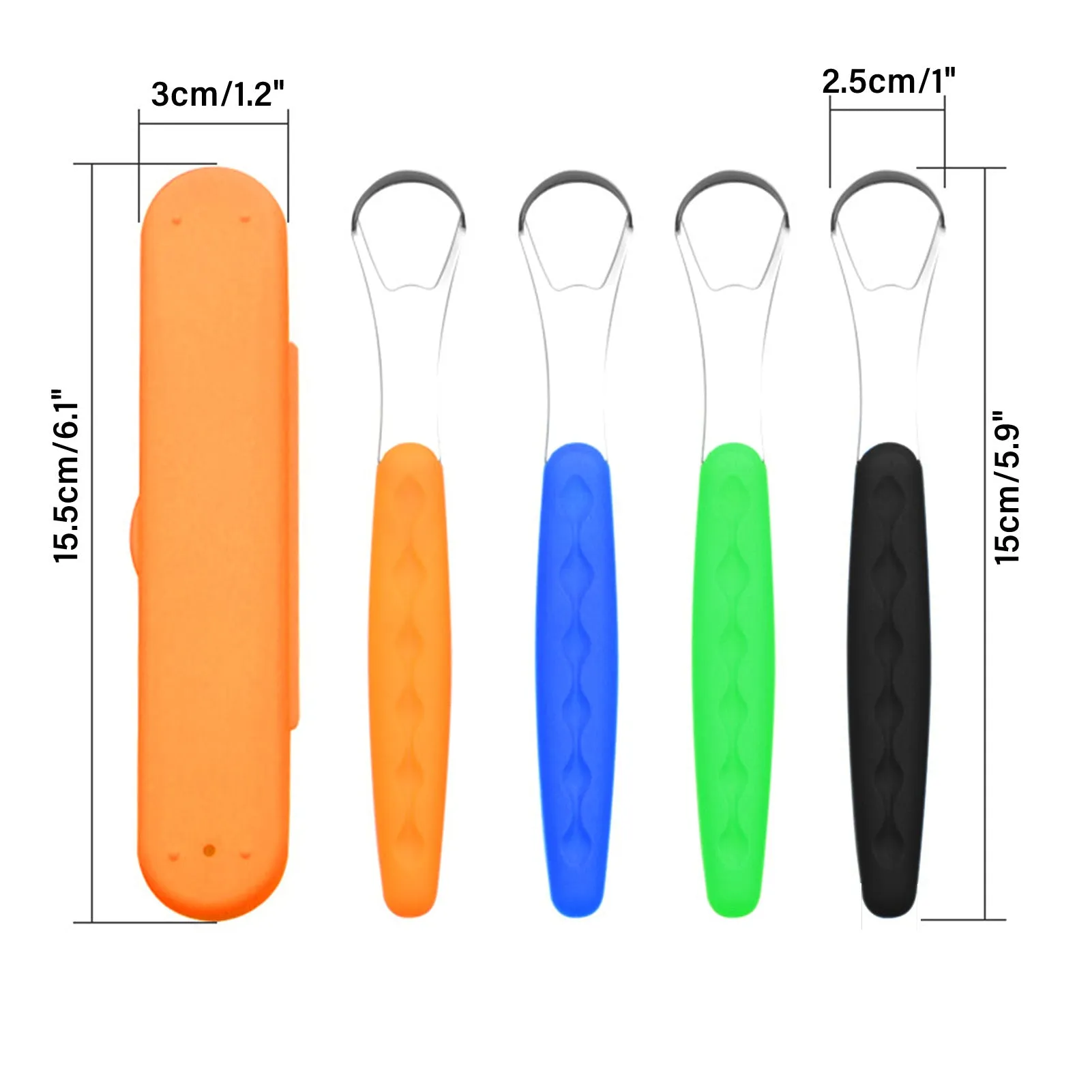 Double Sided Curved Shape Tongue Cleaner