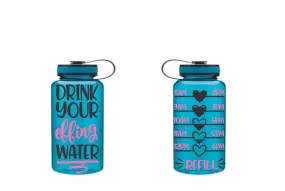 Drink Your Effing Water, Motivational Fitness Water Bottle, Otter Water Bottle, Water Tracker, Water Bottle Tracker