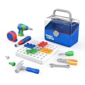 Educational Insights Design & Drill Toolbox Toy, STEM Toy, Ages 3 