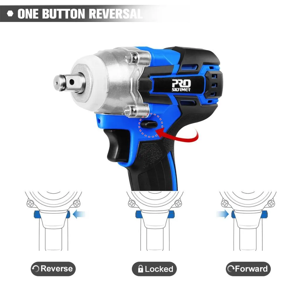 Electric Impact Wrench 21V Brushless 4000mAh