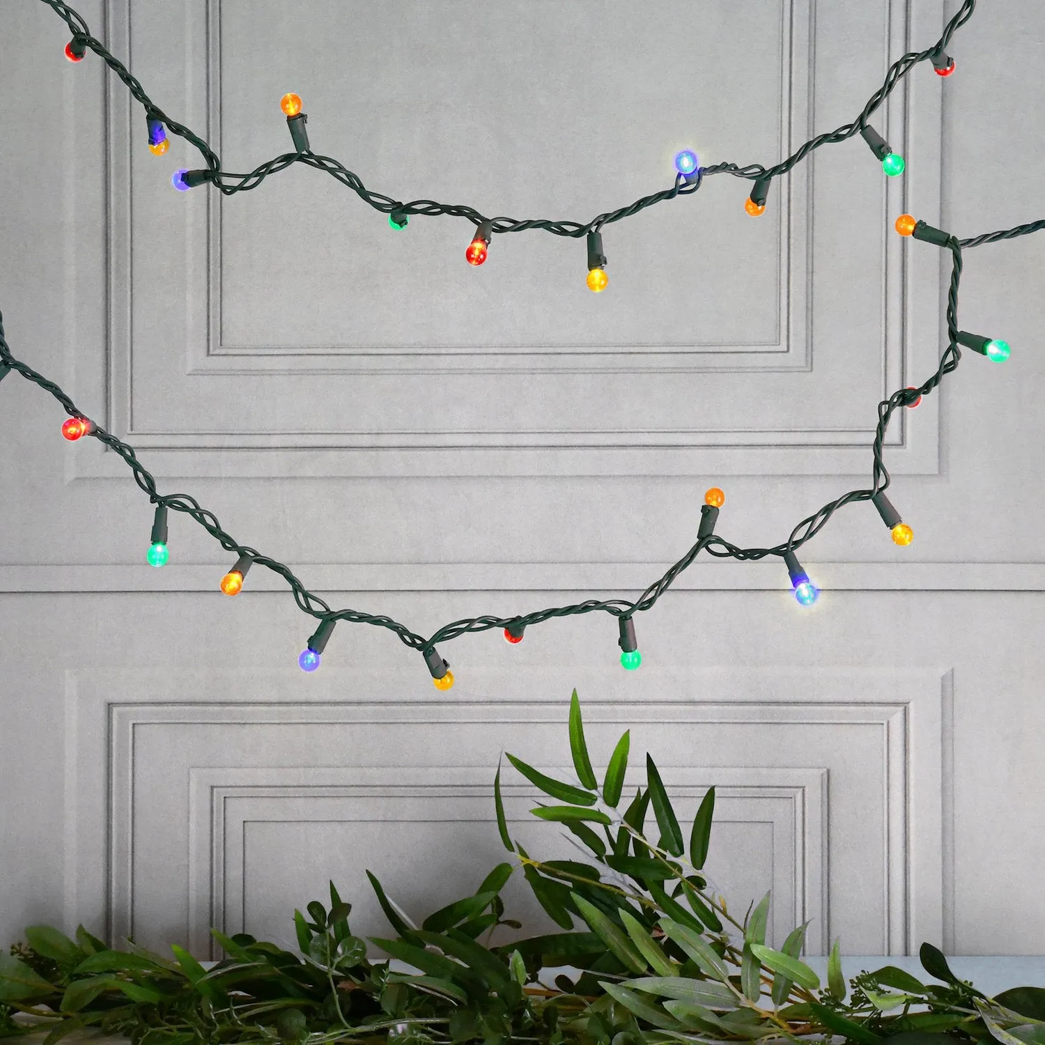 Electric String Lights with Globes