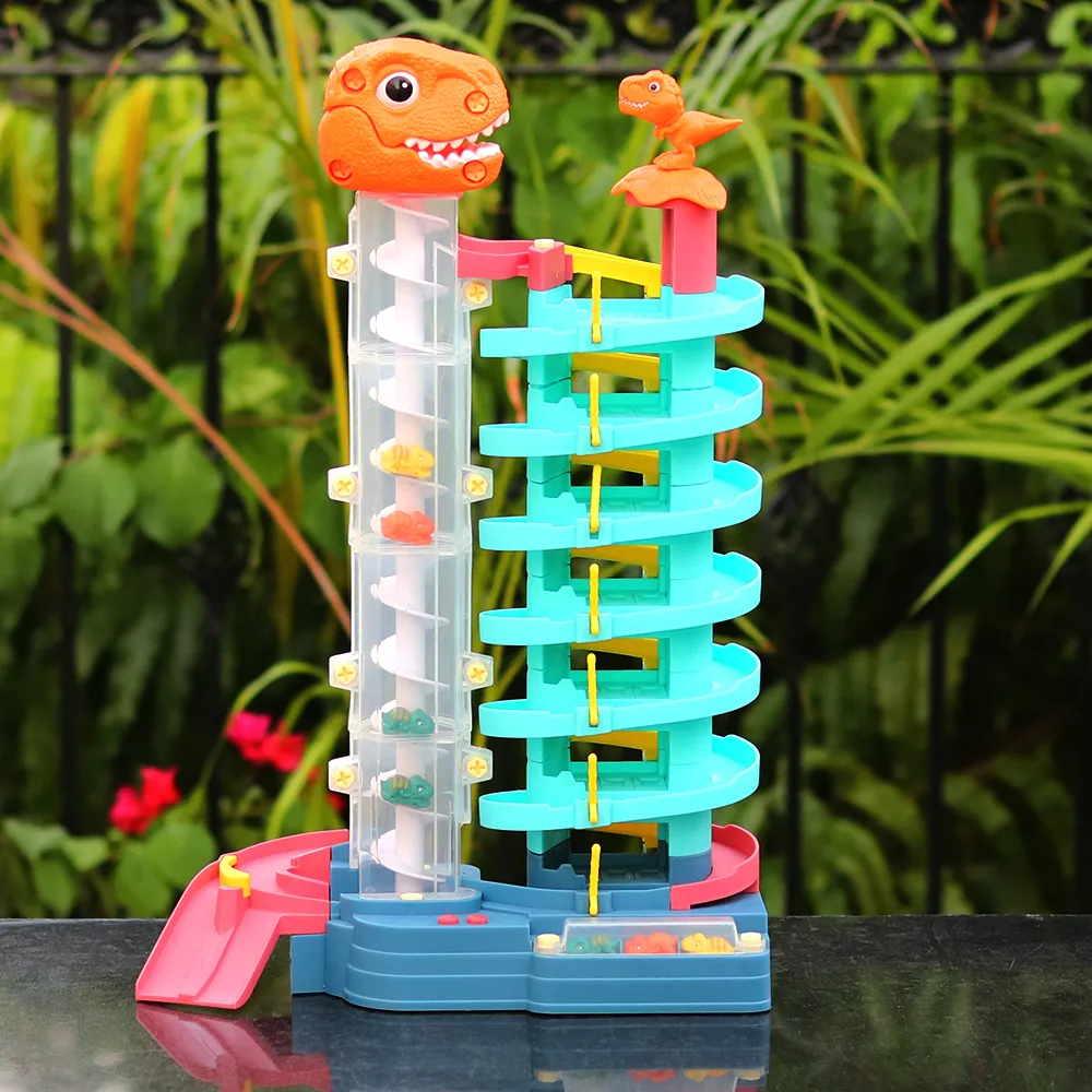 Electronic Dinosaur Parking Track Set with Music and Lights