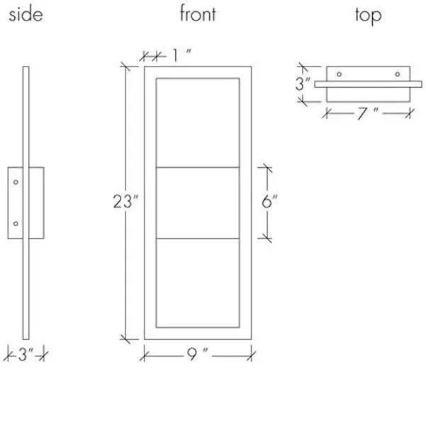 Eo 20452 Indoor/Outdoor Sconce By Ultralights Lighting