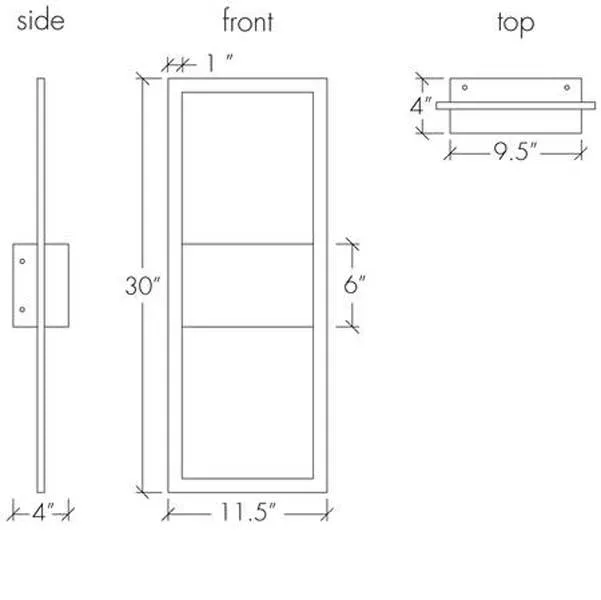 Eo 20452 Indoor/Outdoor Sconce By Ultralights Lighting