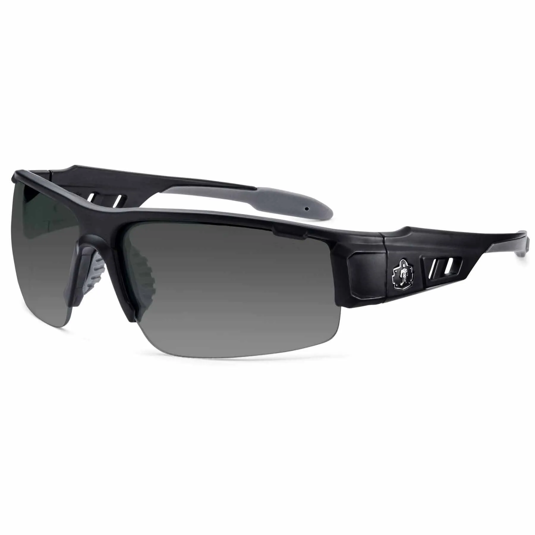 Ergodyne 52430 DAGR Smoke Lens Matte Black Safety Glasses