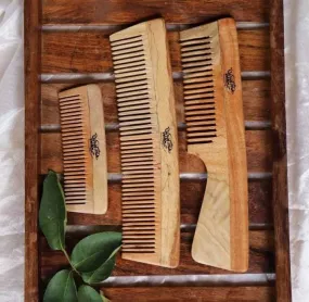 Family Set of Neem Wood Combs