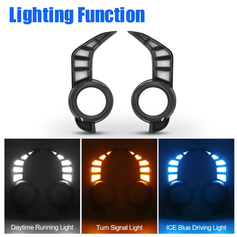 Fang Lights with Tri-color Lighting for 2014-Later Toyota 4Runner