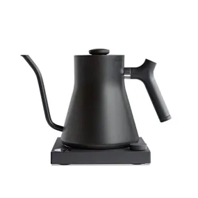 Fellow Fellow Stagg EKG, Electric Pour-Over Kettle for Coffee and Tea, Matte Black, Variable Temperature Control, 1200 Watt Quick Heating, Built-in Brew Stopwatch