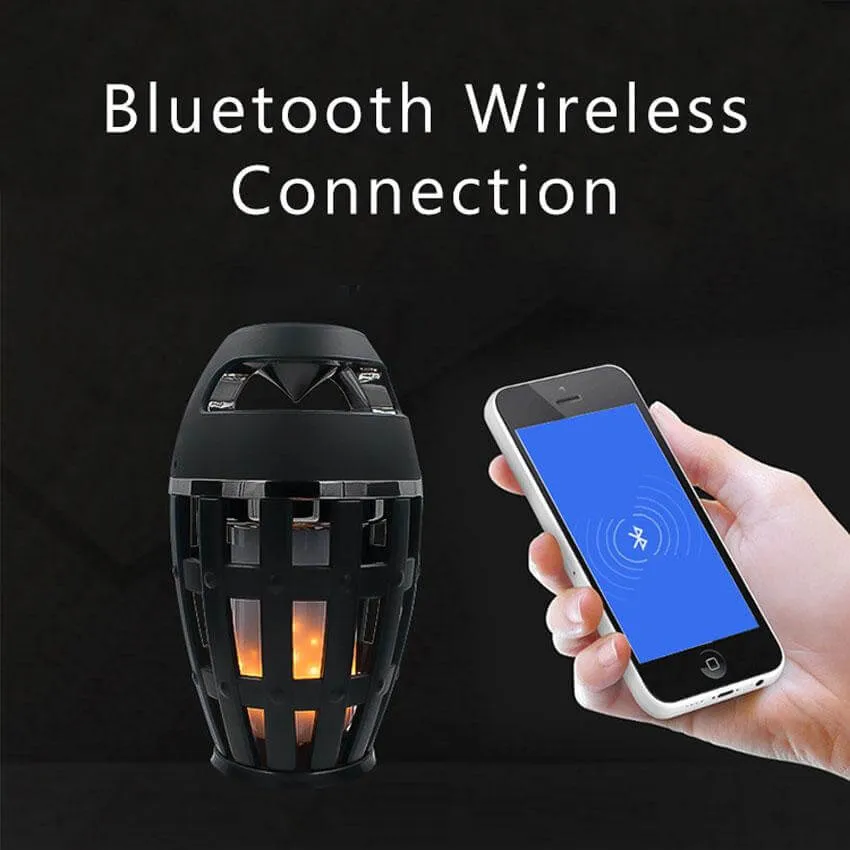 Flame Atmosphere Lamp Light with Bluetooth Speaker