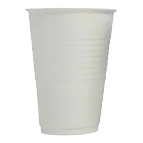 GP727 White Tall Polystyrene Plastic Vending Cup 250ml (Pack of 2000)