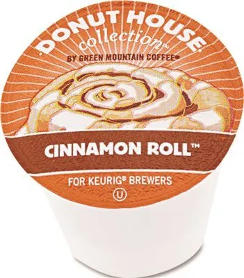 Green Mountain Coffee Cinnamon Roll Coffee K-Cups 96 Per Carton