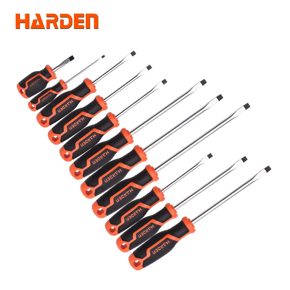 Harden Flat Screwdriver with Soft Handle 8 x 150mm