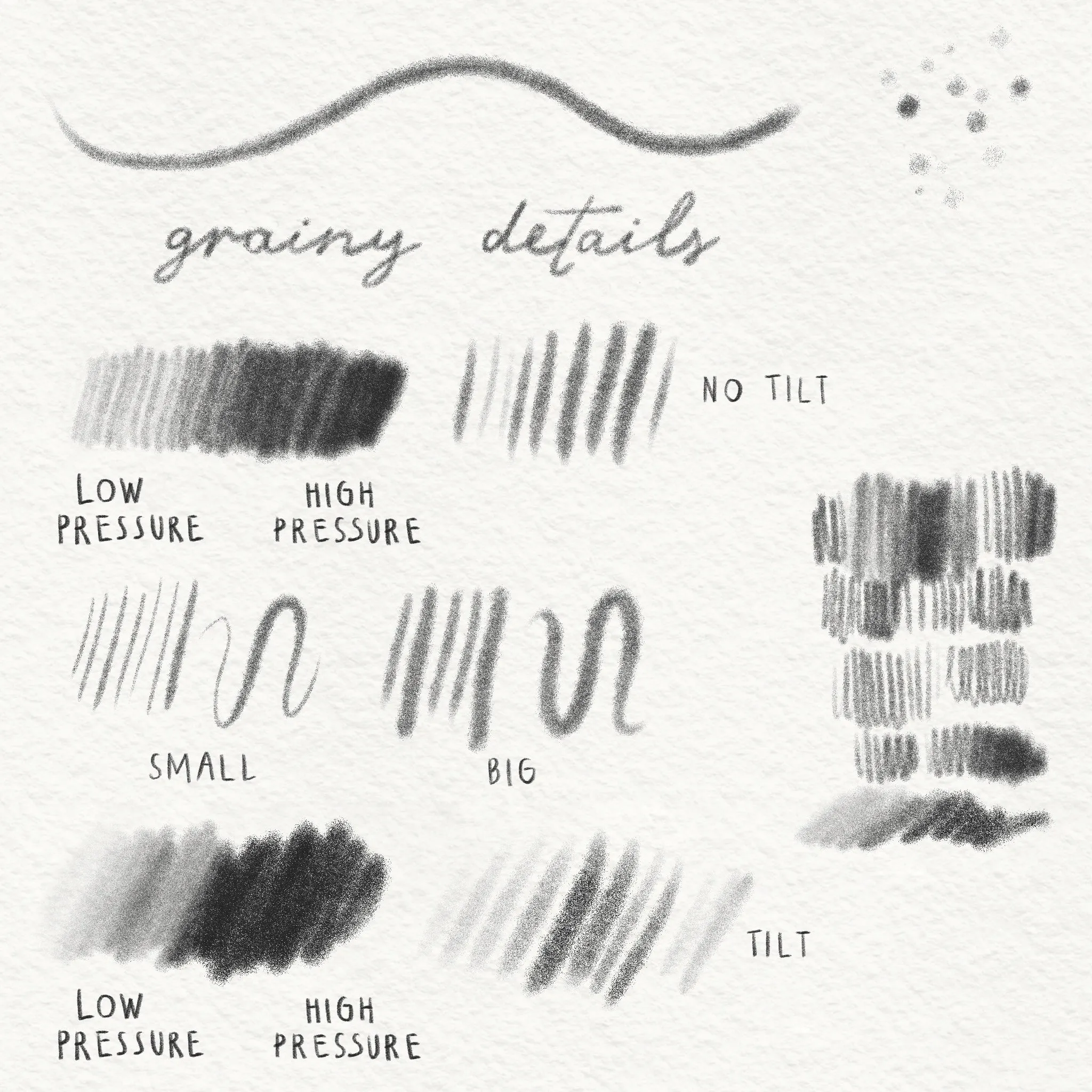 Heygiudi Mini Grainy Brush Set (for Procreate)