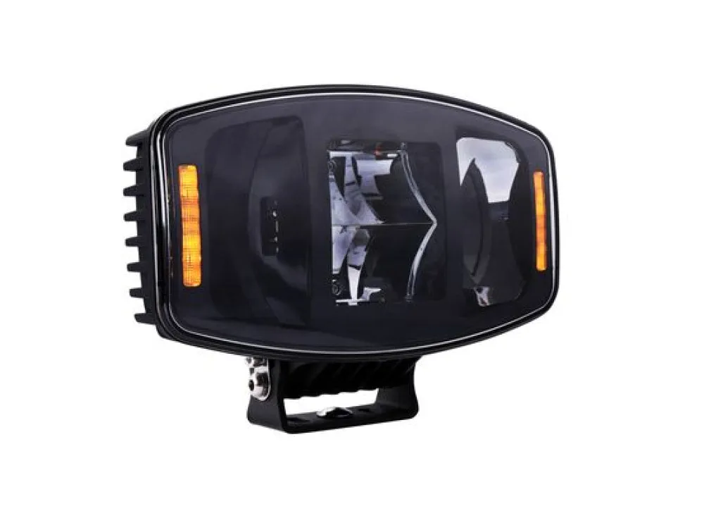 Hulk 9.7" Slimline Rectangle LED Driving Light with Front Indicator and Position Lamp