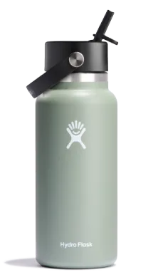 Hydro Flask 32 oz Wide Mouth with Flex Straw Cap