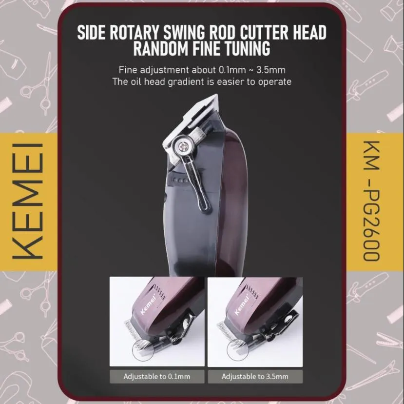 Kemei KM-2600 professional hair Shaver for men