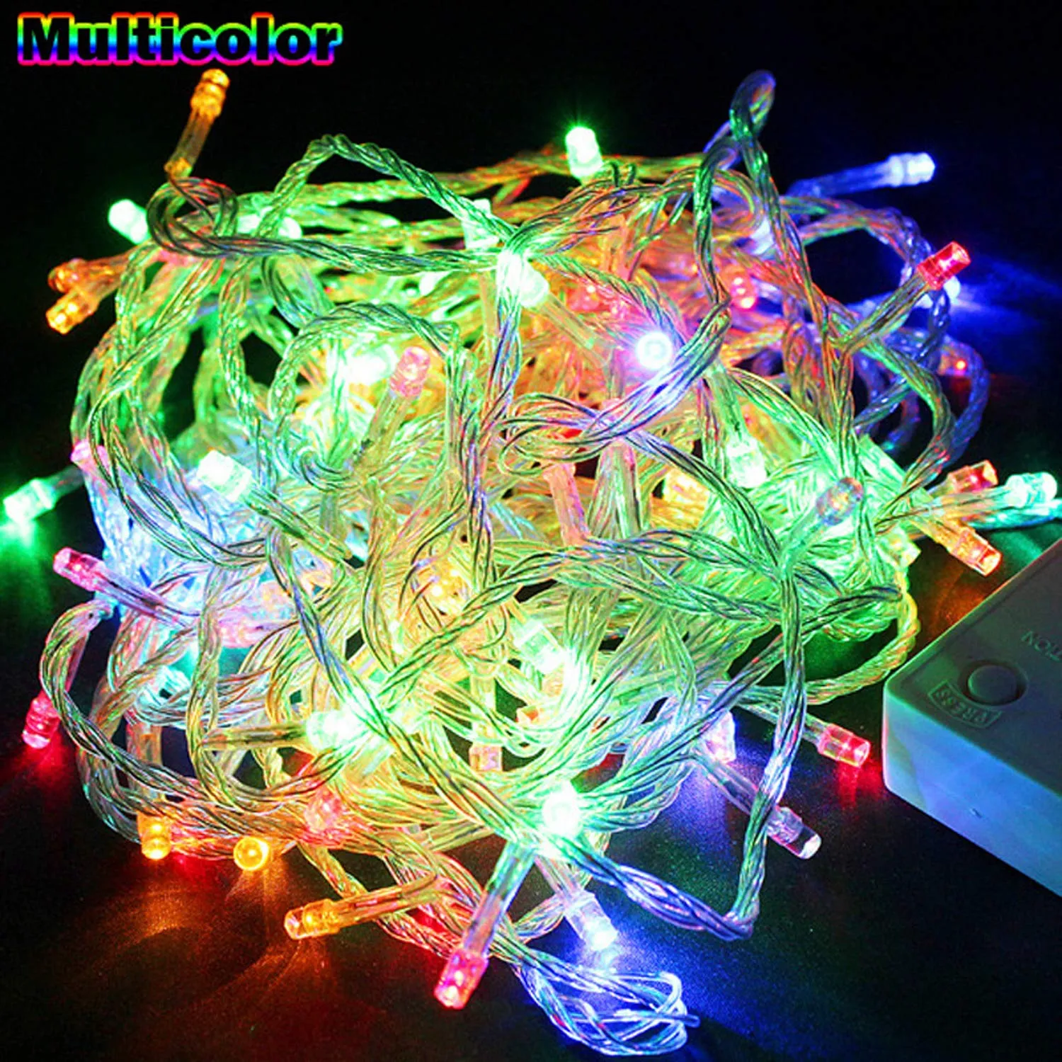 Kuber Industries 2 Piece 8 MM 30 Meter LED's Waterproof Fairy Decorative String Light - Red Green Blue - Decoration Indoor/Outdoor for Party Wedding Diwali -CTKTC23011