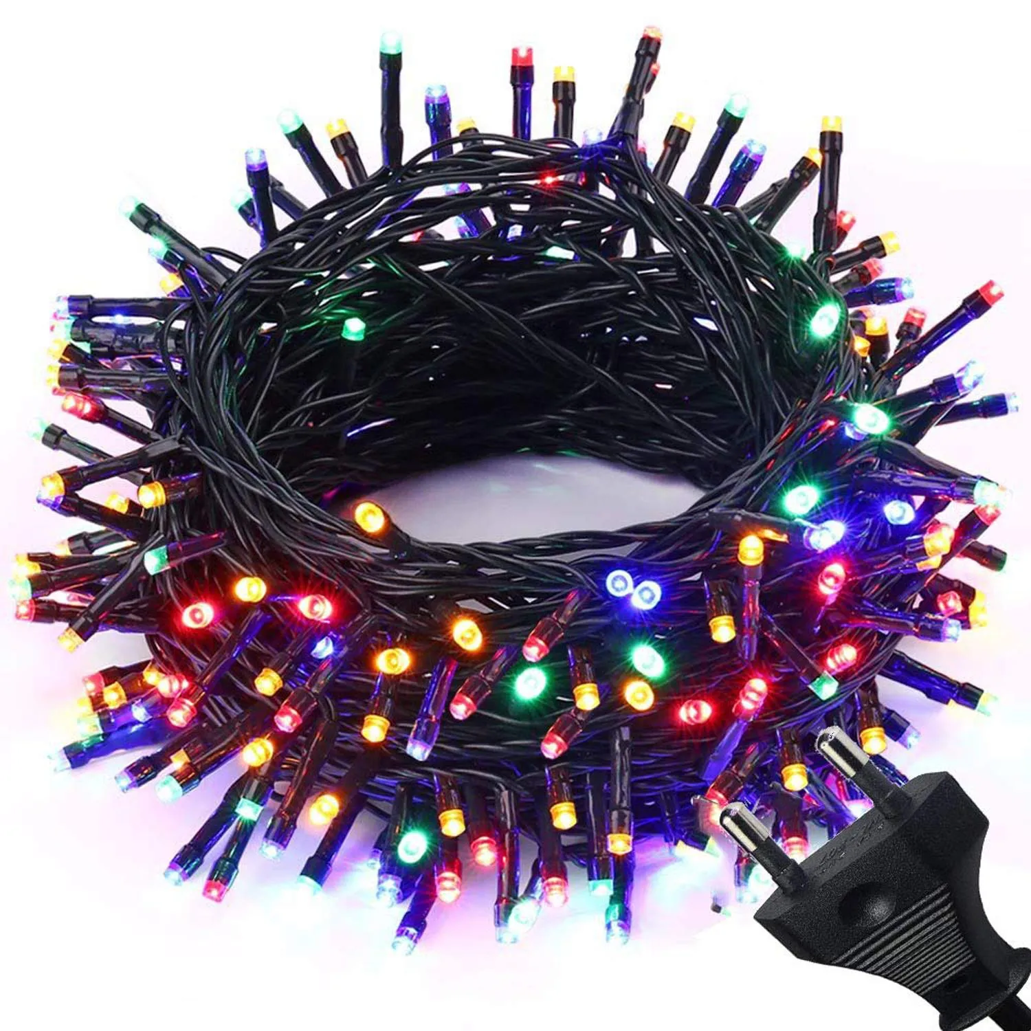 Kuber Industries 2 Piece 8 MM 30 Meter LED's Waterproof Fairy Decorative String Light - Red Green Blue - Decoration Indoor/Outdoor for Party Wedding Diwali -CTKTC23011