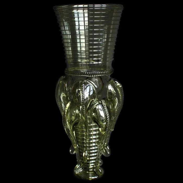 Large Glass Viking Claw Beaker