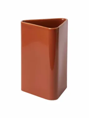 Large triangular vase