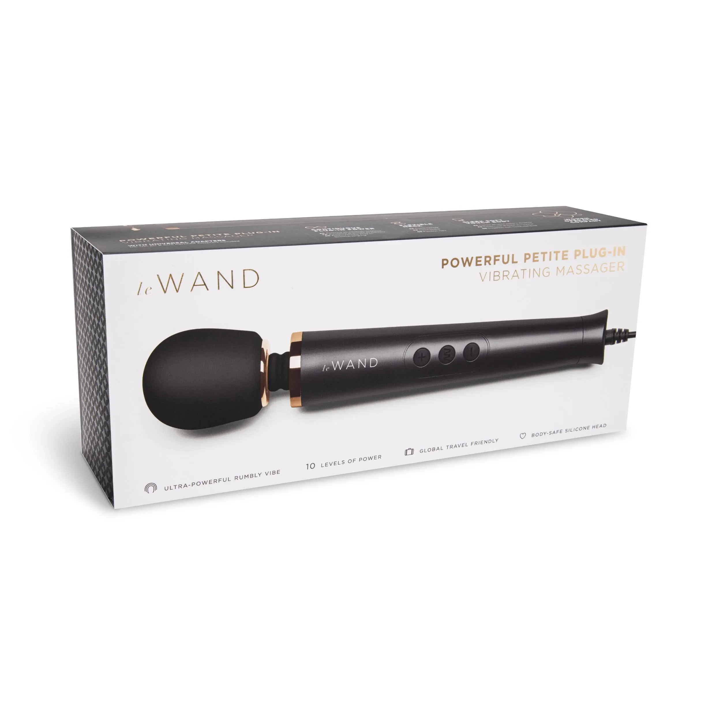 Le Wand Powerful Petite Plug-In- Black