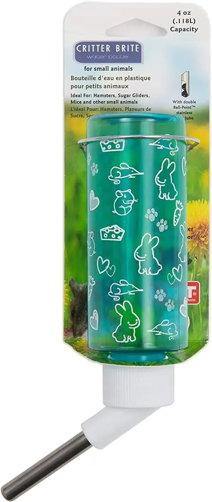 Lixit Critter Brite Water Bottle with Holder 32oz