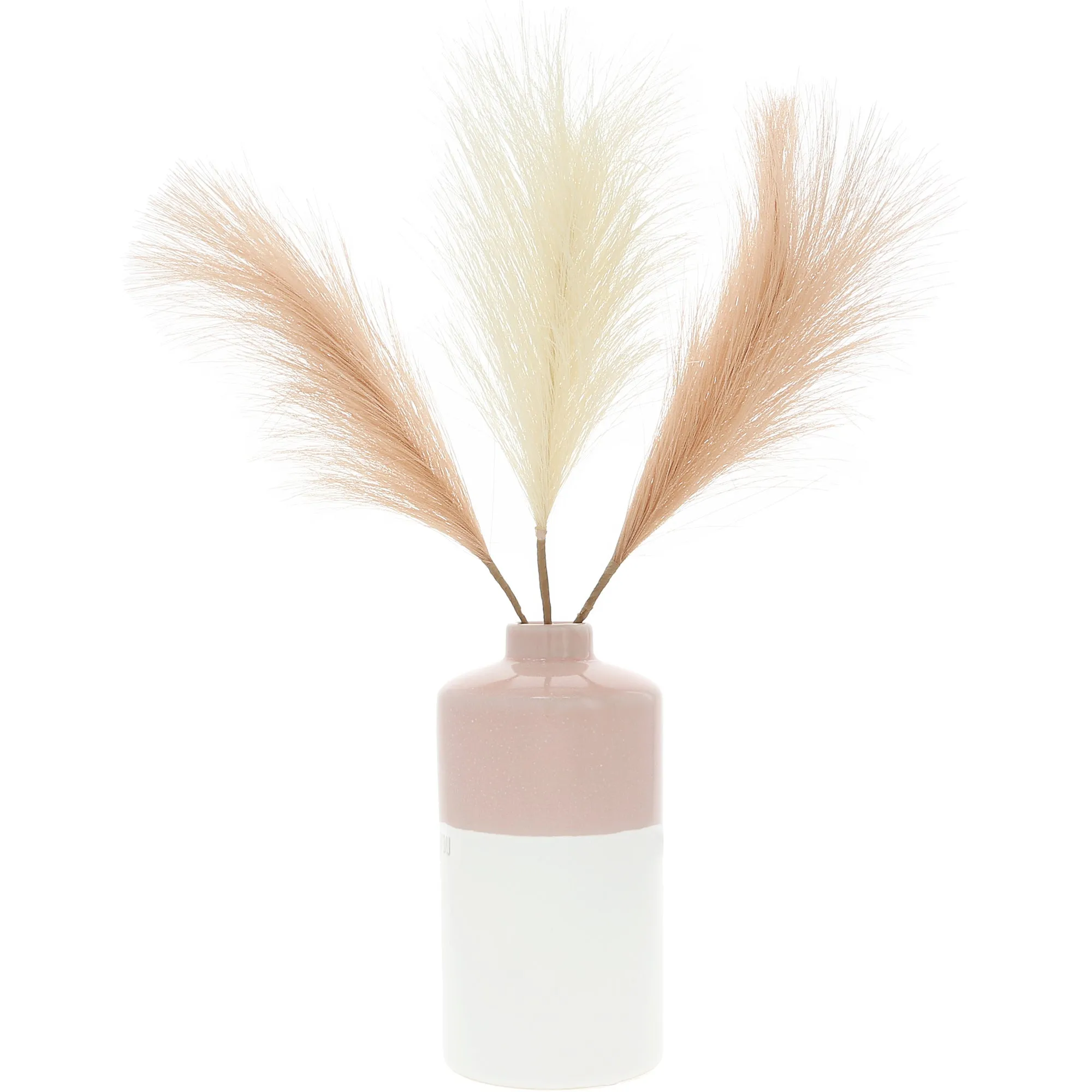 Love You 6" Vase with Pampas Grass