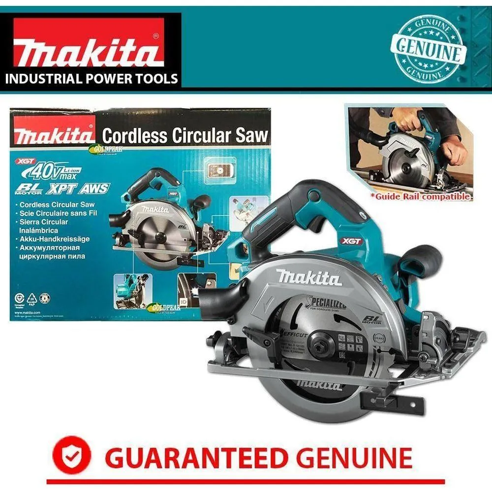 Makita HS004GZ 40V Cordless Circular Saw / Plunge Saw (XGT-Series) [Bare]