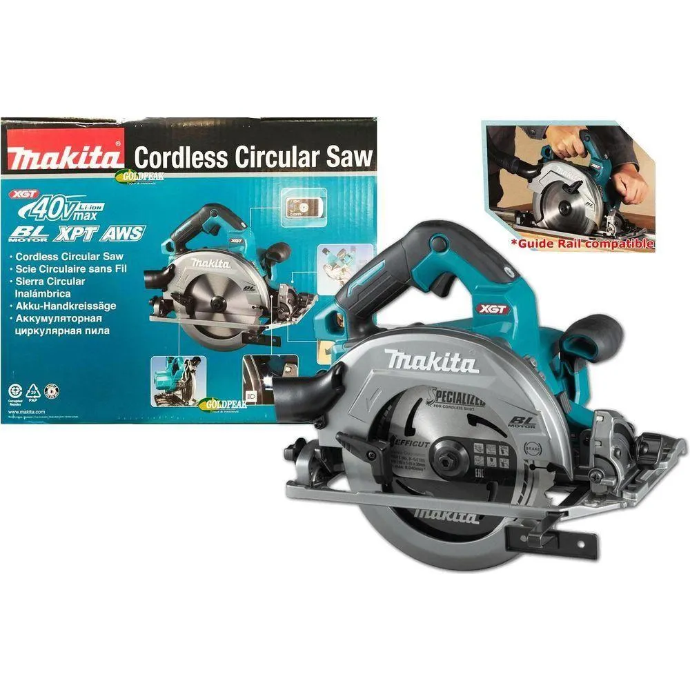 Makita HS004GZ 40V Cordless Circular Saw / Plunge Saw (XGT-Series) [Bare]