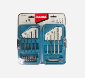 MAKITA MULTI BIT/DRILL BIT COMBINATION SET 17pcs D-53693