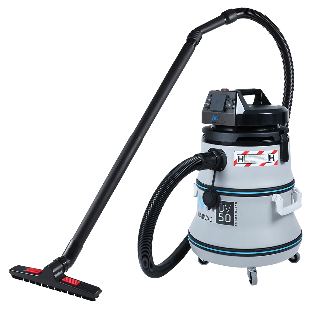 MAXVAC 50L H-Class Vacuum with SMARTclean Filters, Complete Accessories Set