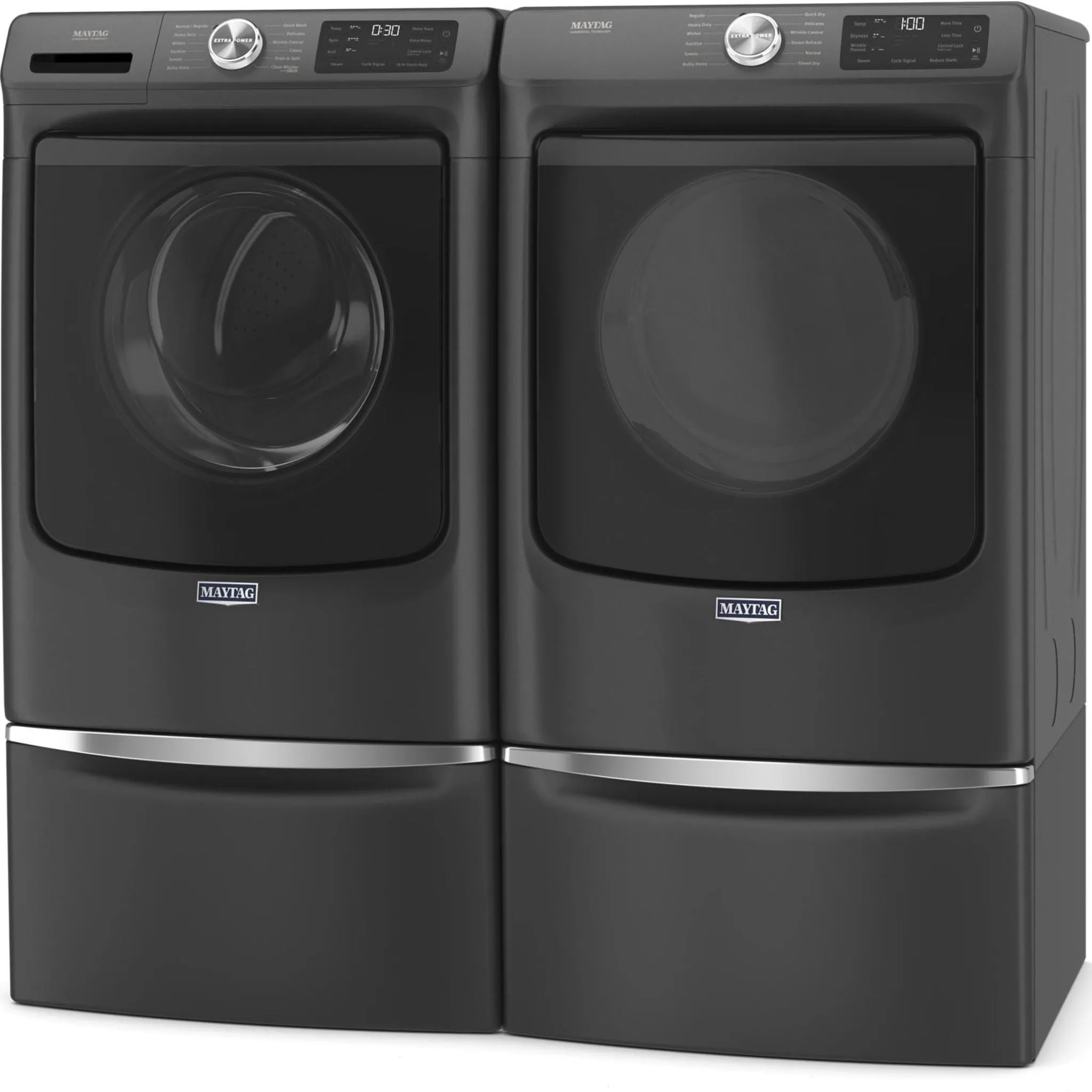 Maytag Natural Gas Dryer (MGD6630MBK) - Volcano Black